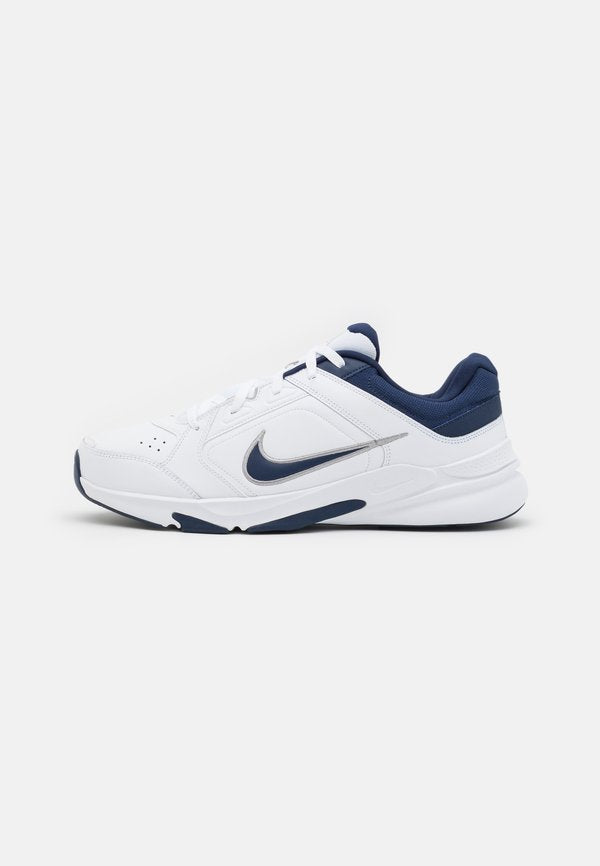 Nike Performance DEFY ALL DAY - Training shoe - white/midnight navy/metallic silver