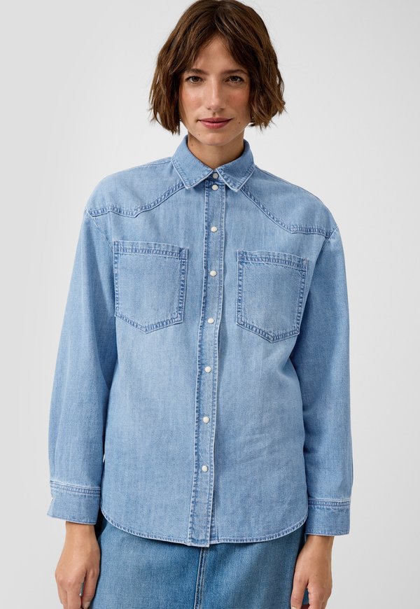 s.Oliver Button-down blouse - hellblau