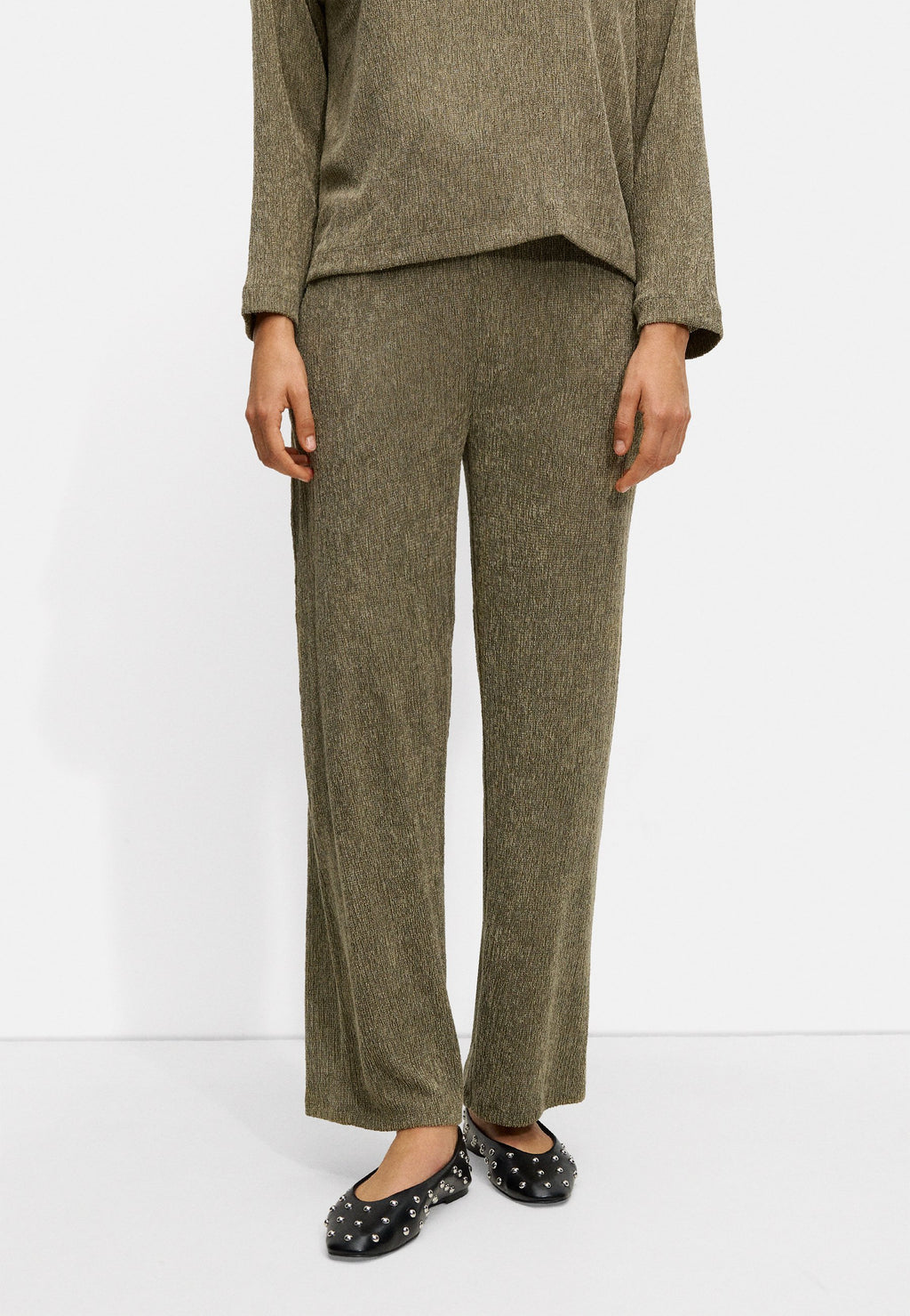 PARFOIS TEXTURED WITH ELASTIC WAISTBAND