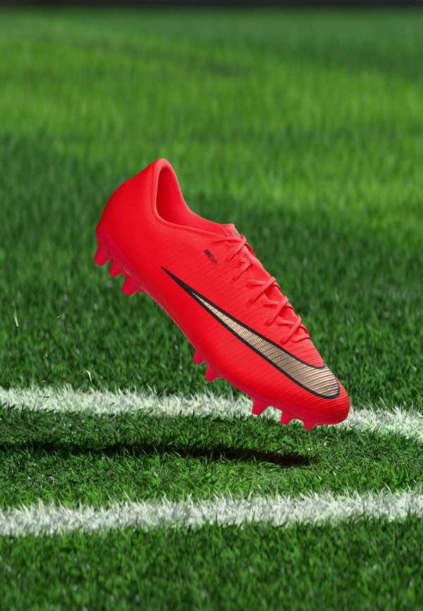 Nike Performance VAPOR 17 ACADEMY UNISEX - Football boots artificial grass - bright crimson/blur