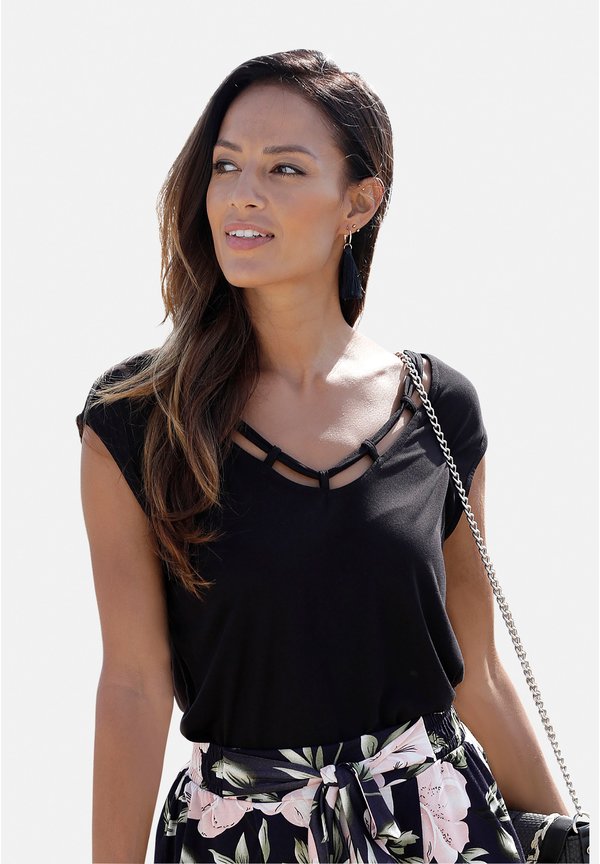 s.Oliver Basic T-shirt - black
