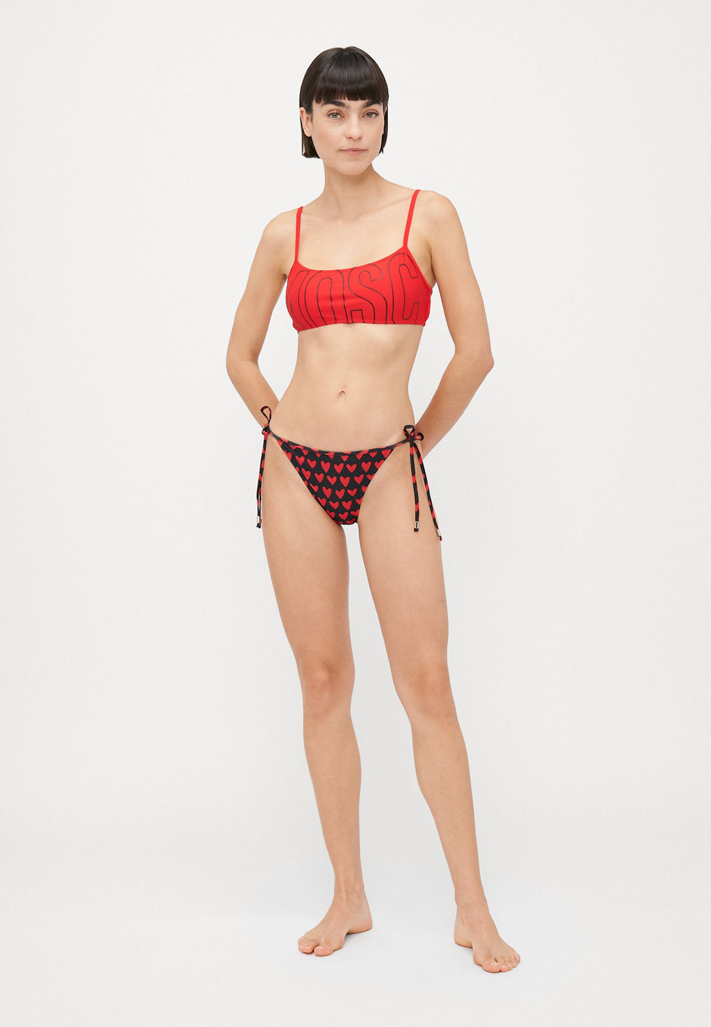 MOSCHINO SWIM SIDE TIE BRIEF