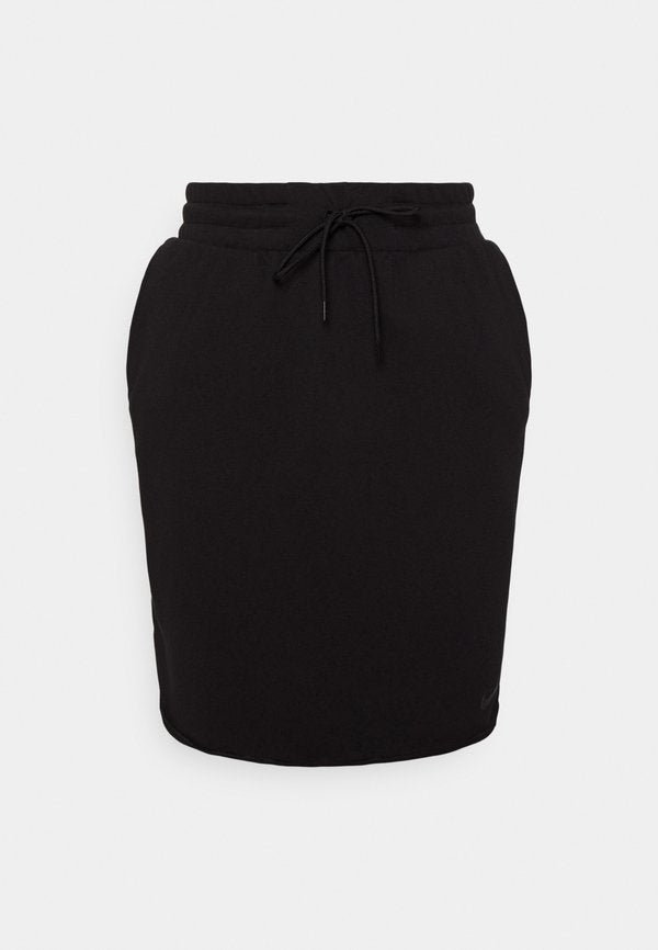 Nike Sportswear CLASH SKIRT - Pencil skirt - black/smoke grey