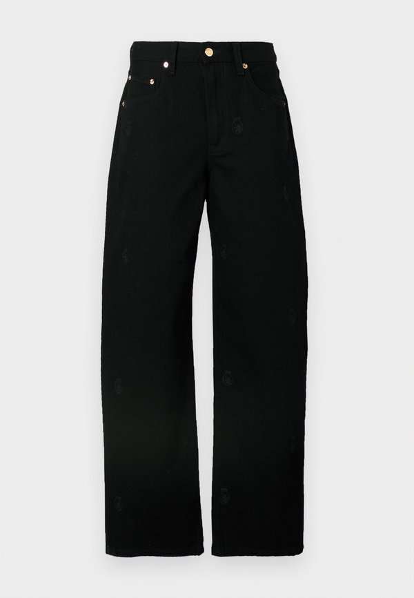 Tommy Hilfiger MID RISE BARREL LEG BLACK JEANS