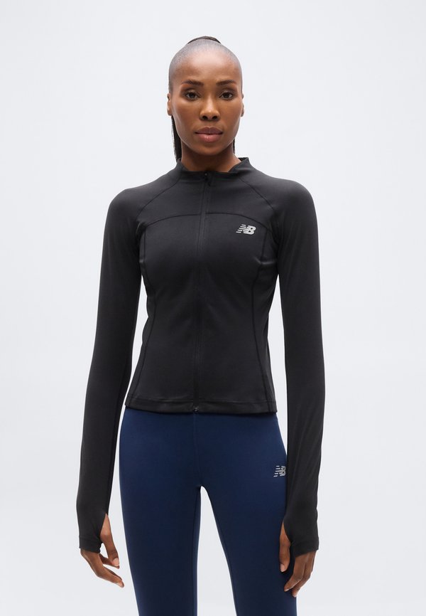New Balance HARMONY FITTED FULL ZIP - Training jacket - black