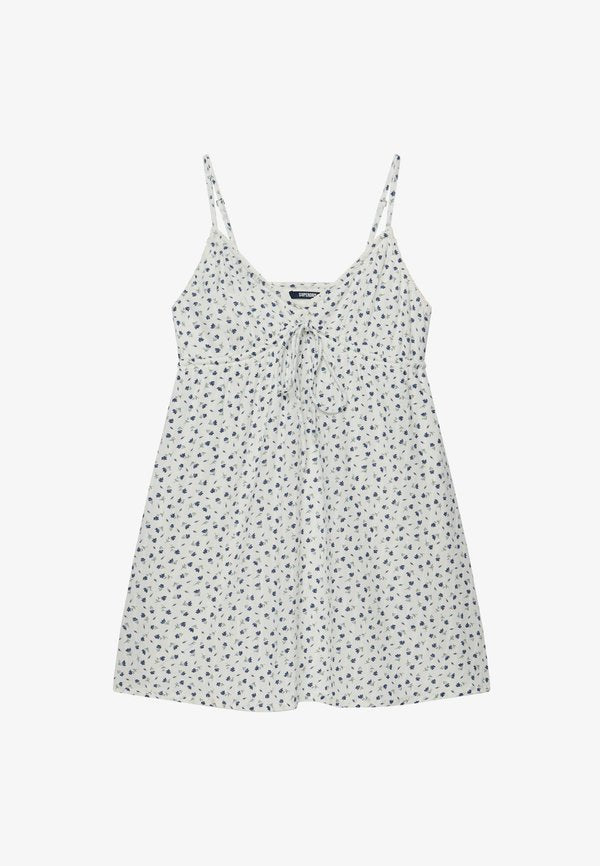 Superdry & Co SUPERDRY TEXTURED WOVEN CAMI DRESS.. - Day dress - off white ditsy floral