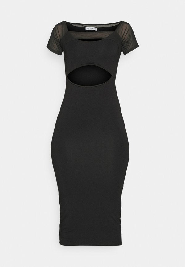 Good American OFF SHOULDER CUT OUT MIDI