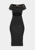 Good American OFF SHOULDER CUT OUT MIDI