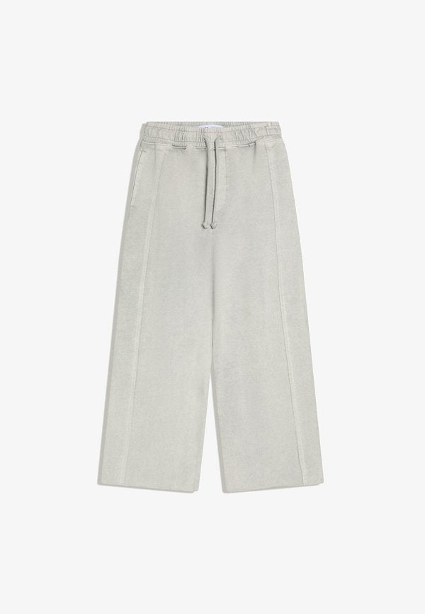 Bershka SUPER BAGGY WASHED  - Tracksuit bottoms - light grey