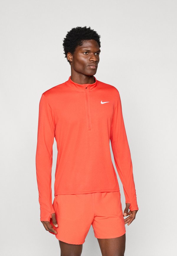 Nike Performance PACER TOP - Long sleeved top - light crimson/reflective silver-coloured