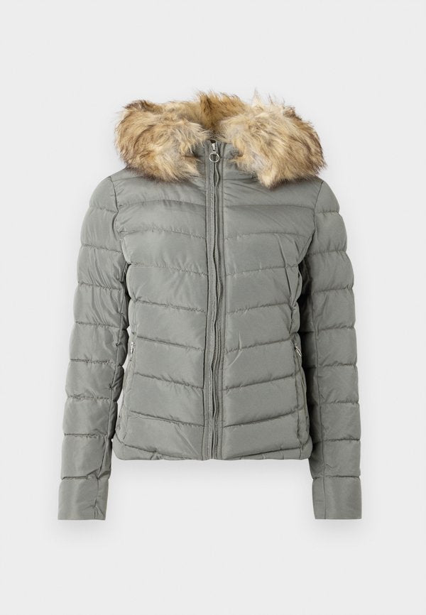 ONLY ONLELLAN HOOD LIFE - Winter jacket - castor gray