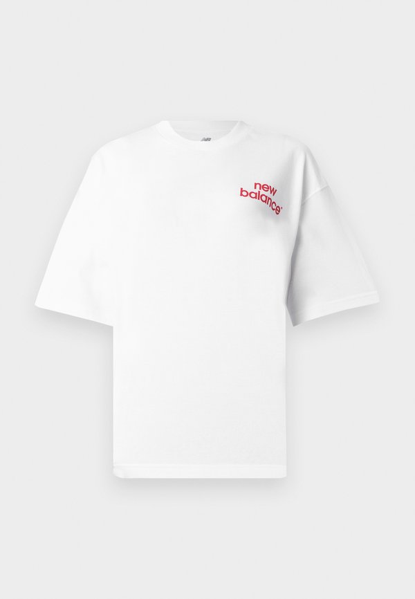 New Balance INTELLIGENT RELAXED  - Print T-shirt - white