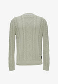 s.Oliver MIT ZOPFMUSTER - Jumper - helles beige