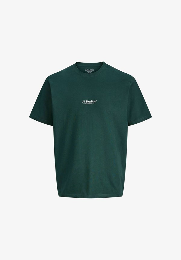 Jack & Jones JJESOHO TEE SS CREW NECK NOOS PLS - Print T-shirt - scarab