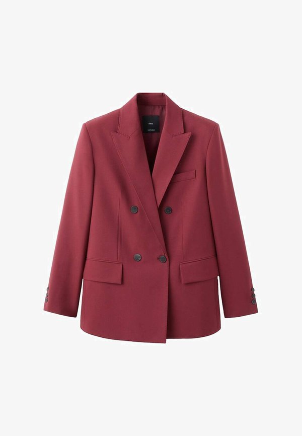 Mango Short coat - bordeaux