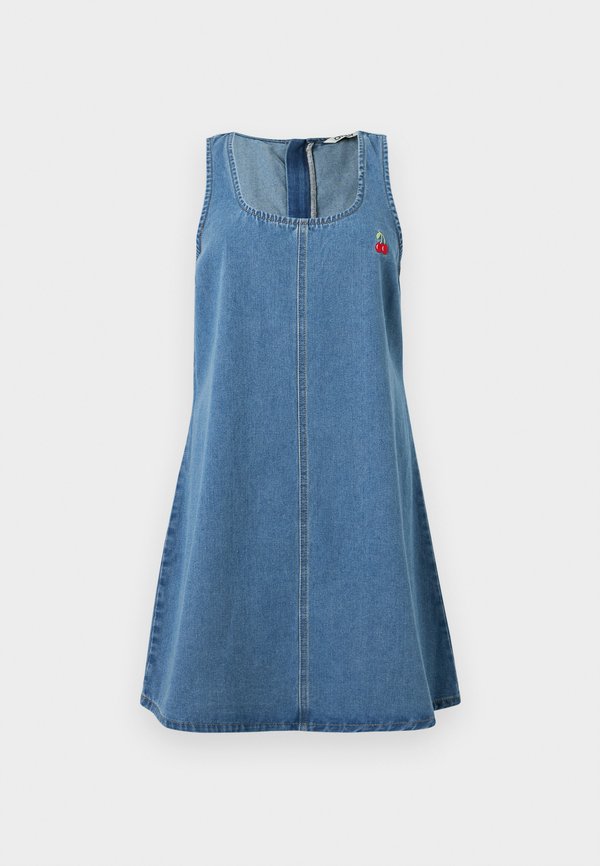ONLY ONLMARIGOLD DRESS - Denim dress - medium blue denim