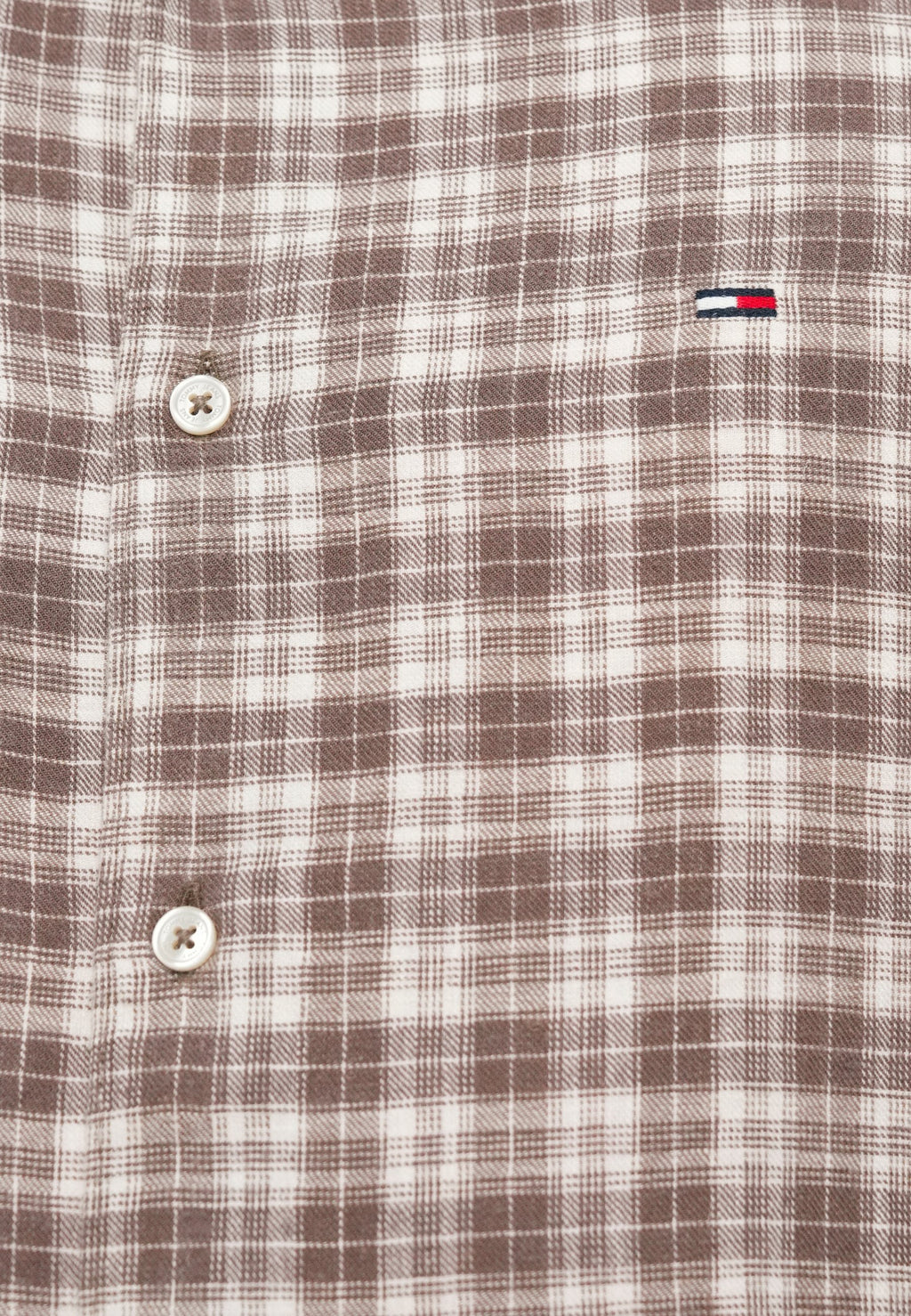 Tommy Jeans RELAXED FIT CHECK LINEN BLEND SHIRT