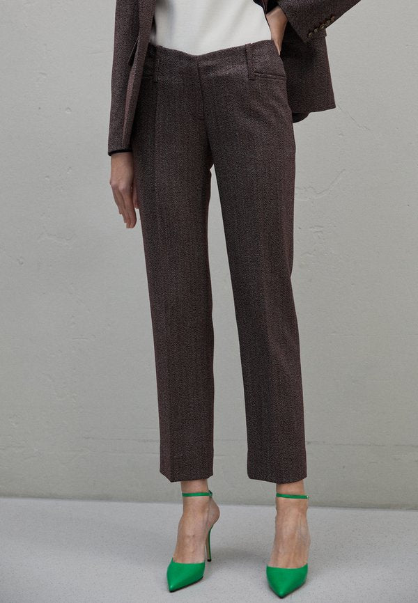 Victoria Beckham FRONT CROPPED TROUSER