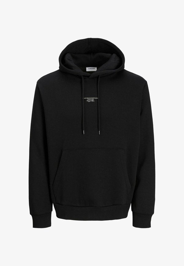 Jack & Jones Plus Size Printed - Hoodie - black