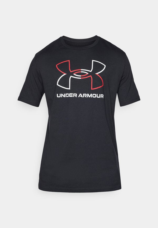 Under Armour FOUNDATION - Print T-shirt - black/red/white