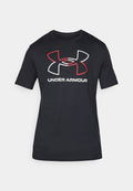 Under Armour FOUNDATION - Print T-shirt - black/red/white