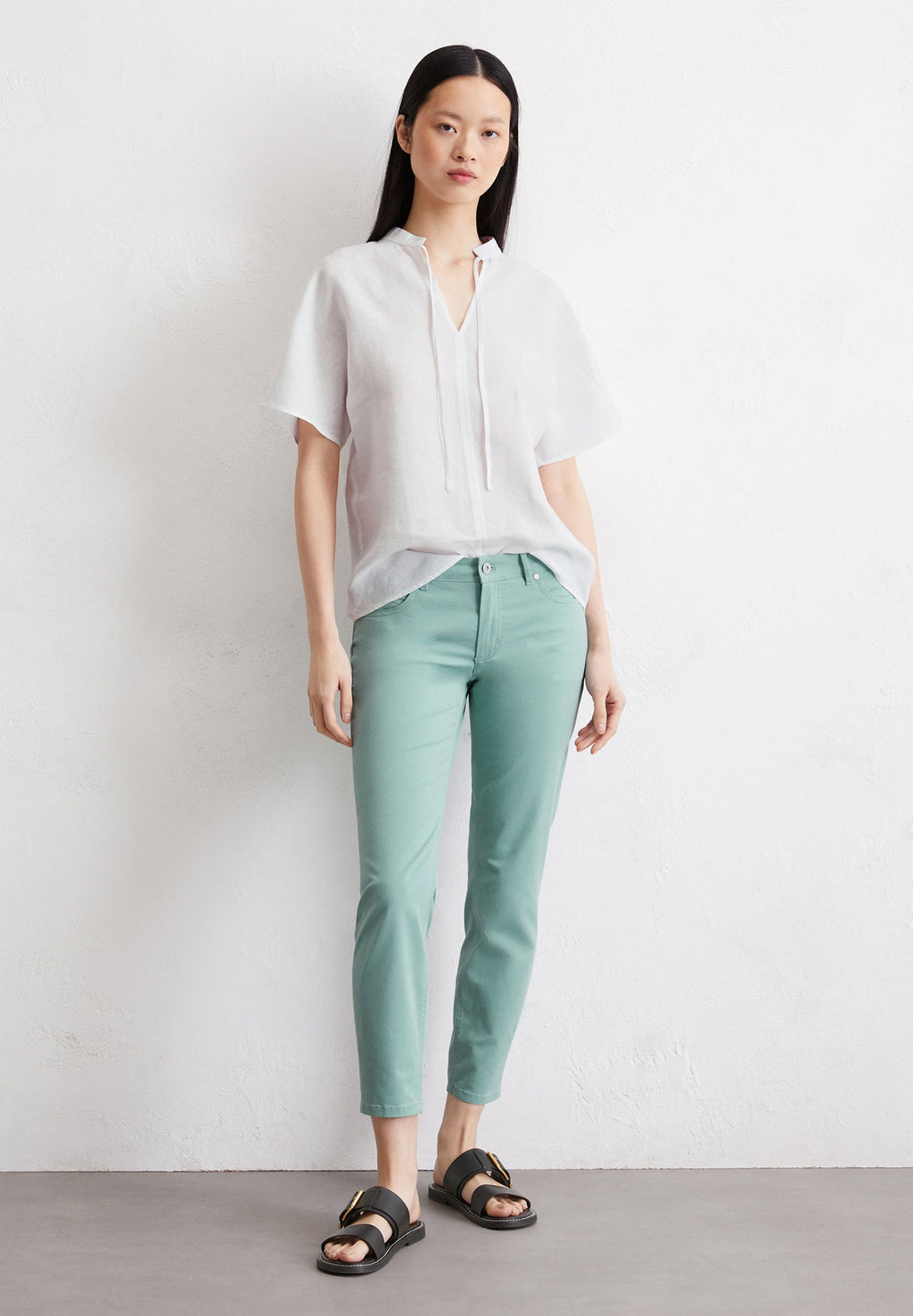 Marc O'Polo 5 POCKET MID WAIST CROPPED LENGTH