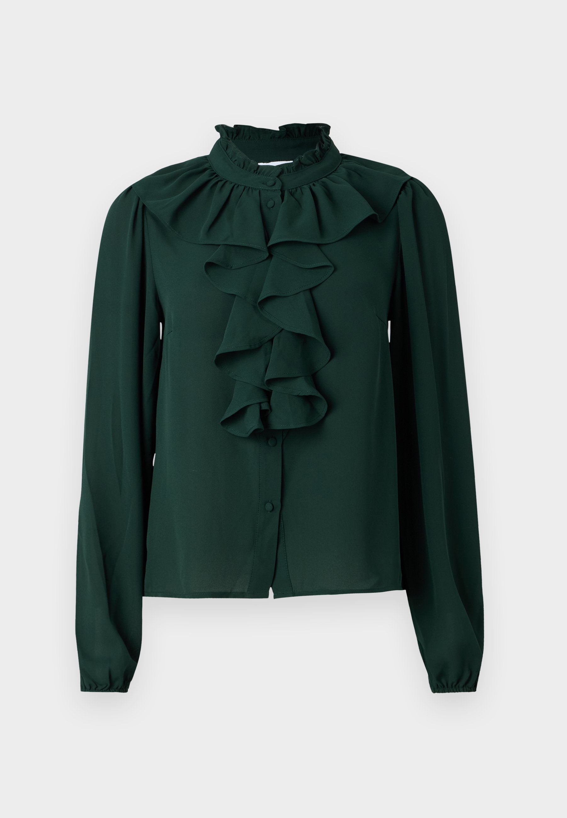 VILA VIKABU RUFFEL NECK