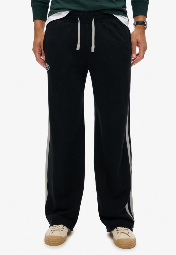 Superdry & Co ATHLETIC FIVES  - Tracksuit bottoms - eclipse navy bone white