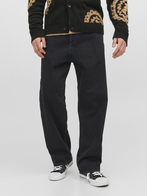 Jack & Jones gy fit JJIALEX JJORIGINAL SBD 306 NOOS - Baggy Jeans - black denim