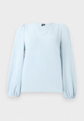 Vero Moda VMALVA V NECK - Blouse - cashmere blue