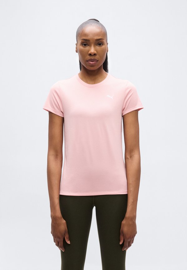 Puma TAD ESSENTIAL CREW TEE - Sports T-shirt - rosy outlook