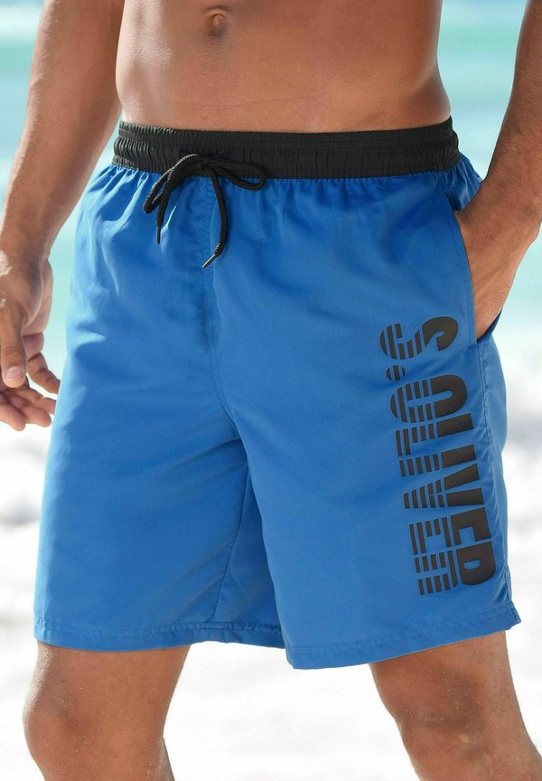 s.Oliver BEIN TAS - Swimming shorts - blau langgröße