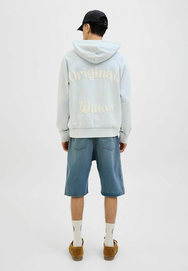 Jack & Jones Backprintet - Hoodie - skyway