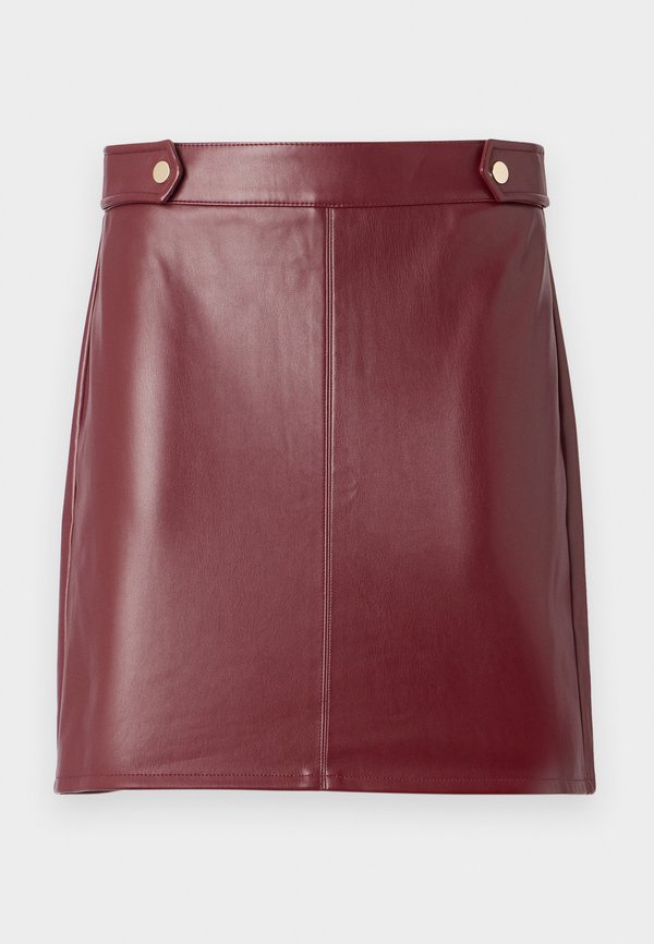 ONLY ONLISABEL SKIRT - Mini skirt - tawny port