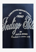 Jack & Jones T- - Print T-shirt - navy blazer