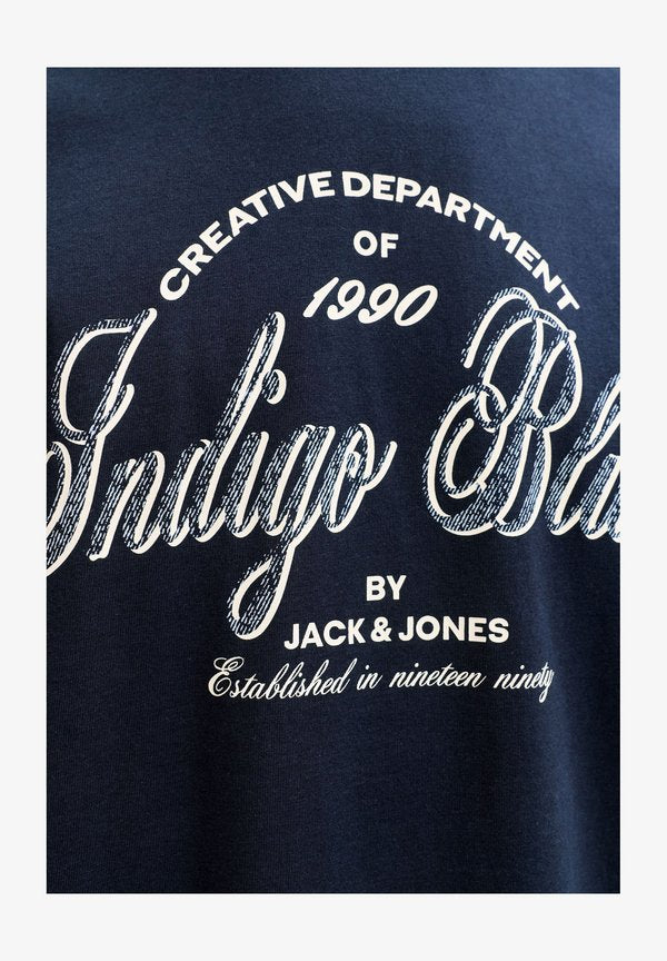 Jack & Jones T- - Print T-shirt - navy blazer