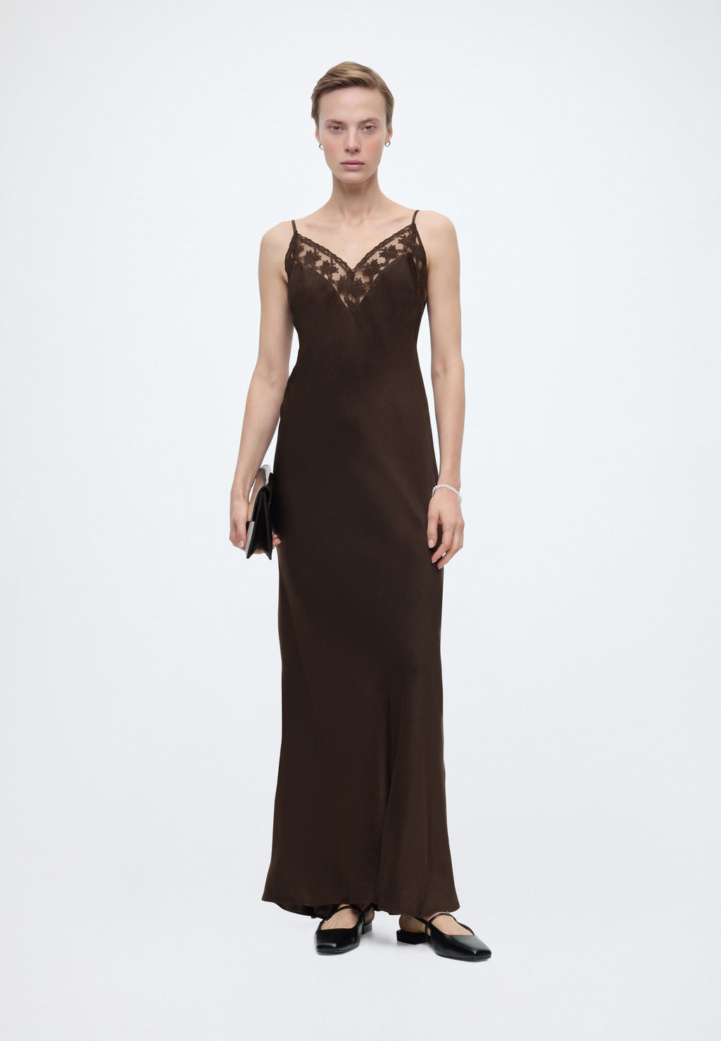 Bardot BONITA LACE TRIM MAXI DRESS