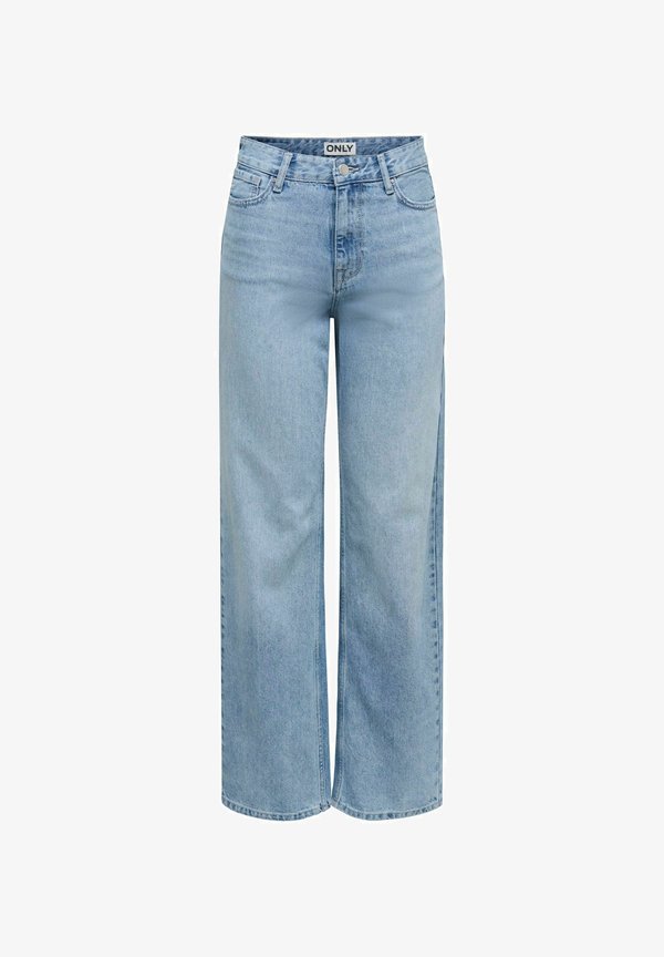 ONLY Wide-fit ONLMADDIE-O High waist Wide Leg Fit - Relaxed fit jeans - medium blue denim