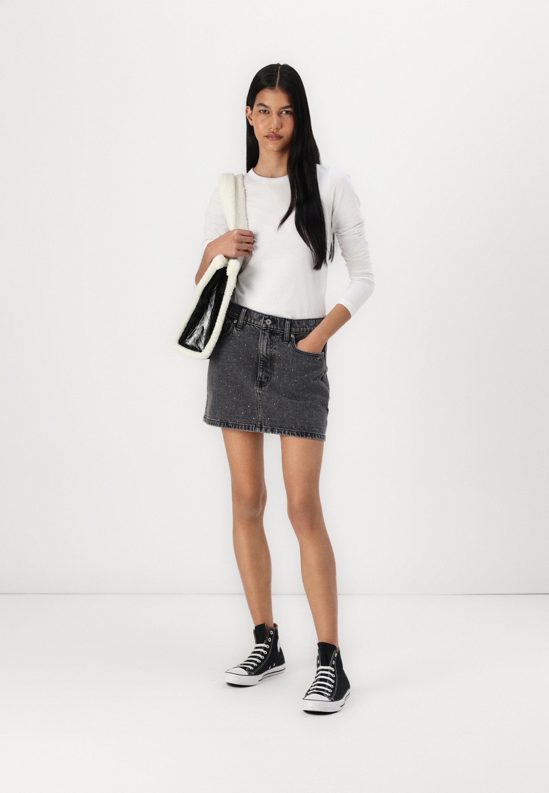 Abercrombie & Fitch Denim Mini Skirt