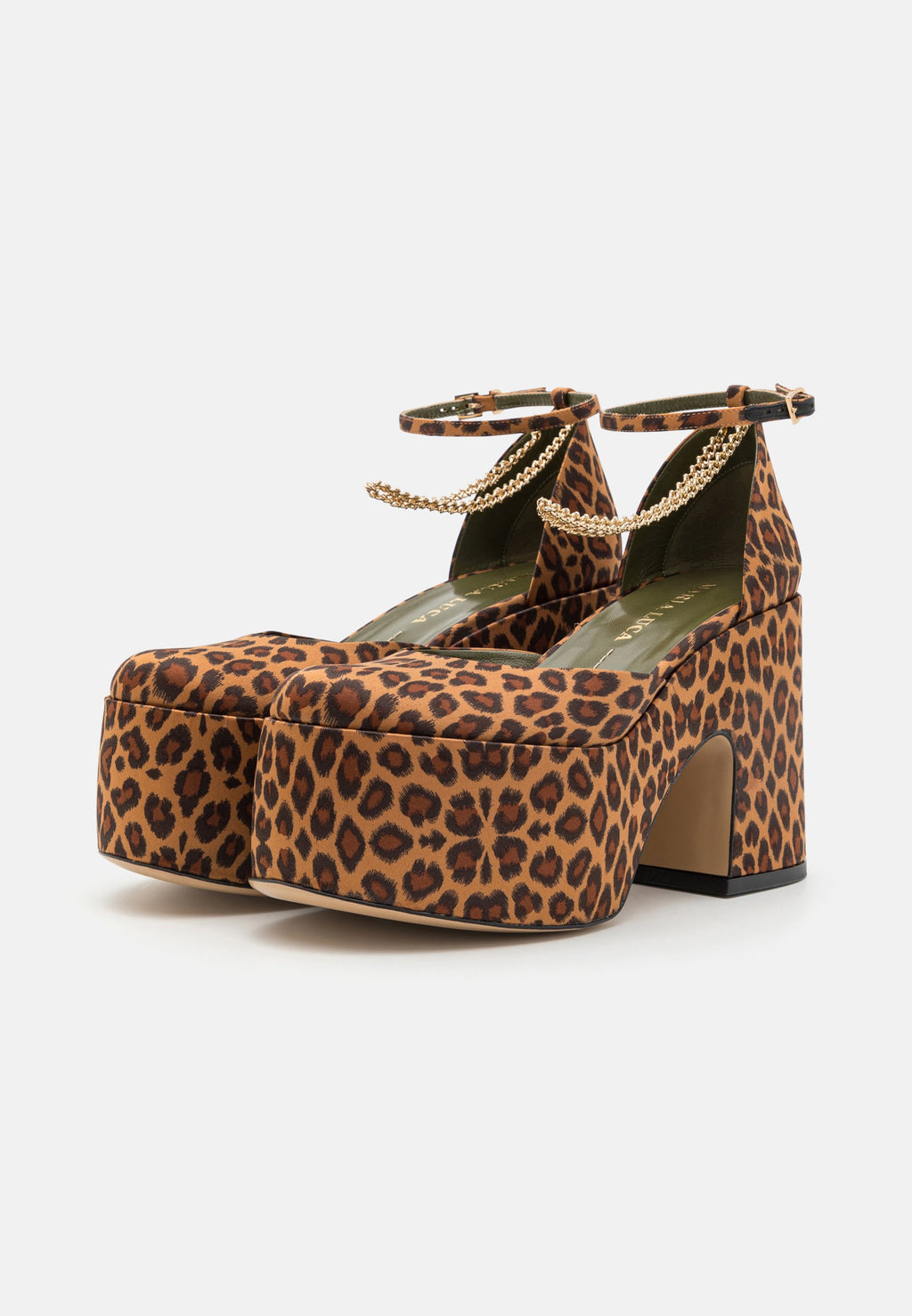 Maria Luca GIULIA D'ORSAY CHAINED PLATFORM SLINGBACK