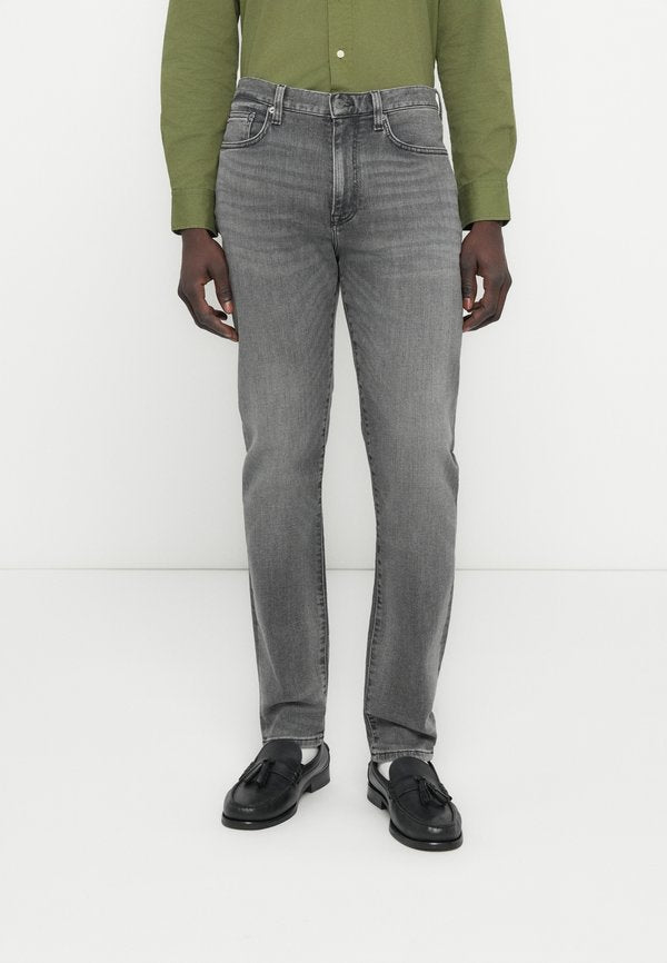 Tommy Hilfiger BLEECKER WHISKERED SLIM JEANS - Straight leg jeans - leo grey