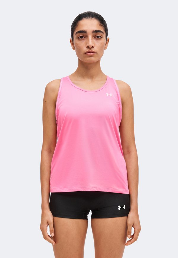 Under Armour TECH KNOCKOUT - Top - pink frenzy/prime pink