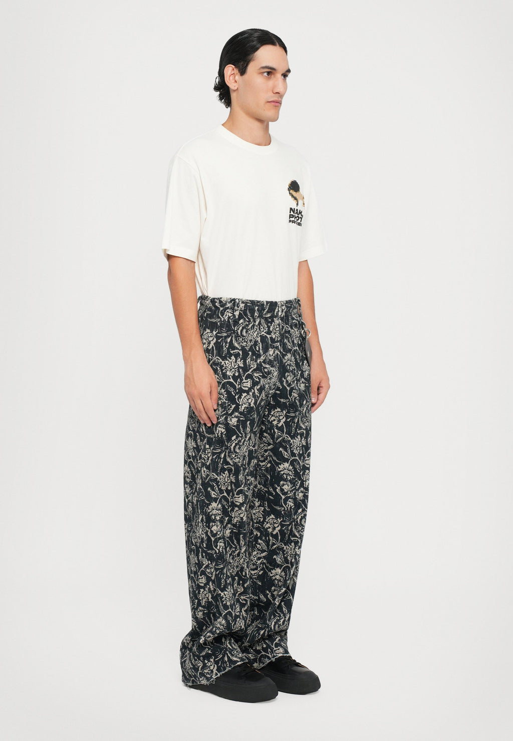 Dhruv Kapoor PLEATED TEXTURE WIDE LEG