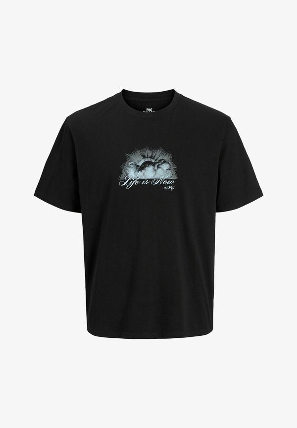 Jack & Jones T- - Print T-shirt - black