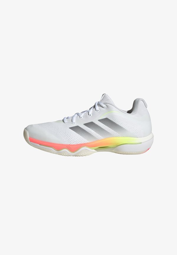 adidas Performance ADIDAS PERFORMANCE CRAZYFLIGHT 7 SHOES - Volleyball shoes - cloud white   iron metallic   solar turbo