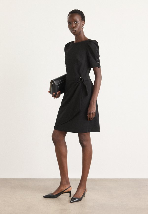 DKNY FAUX WRAP SKIRT