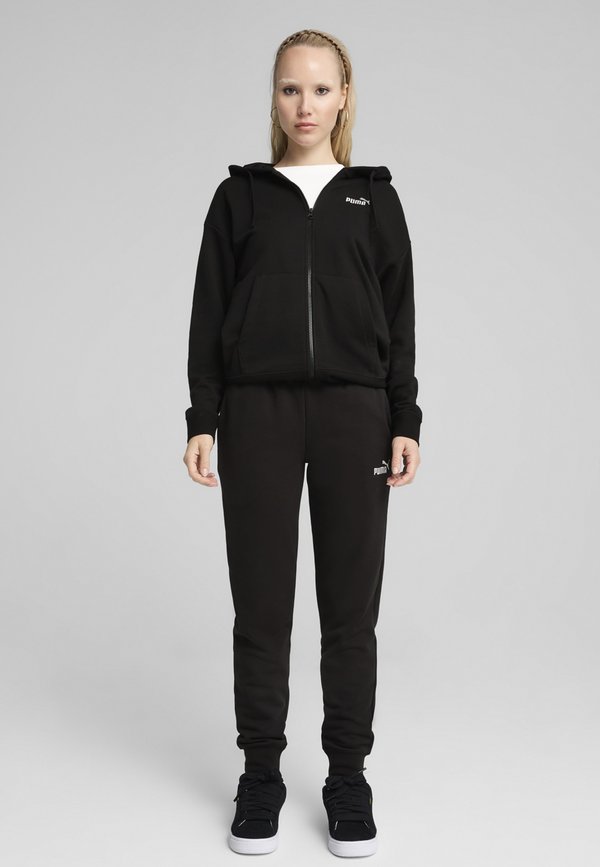 Puma ESS SMALL LOGO - Tracksuit bottoms - black