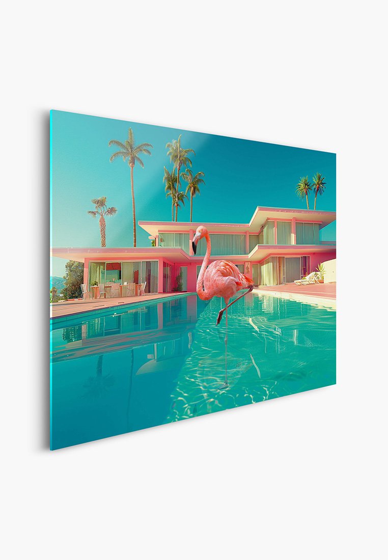 Orange Wallz PALM SPRING FLAMINGO