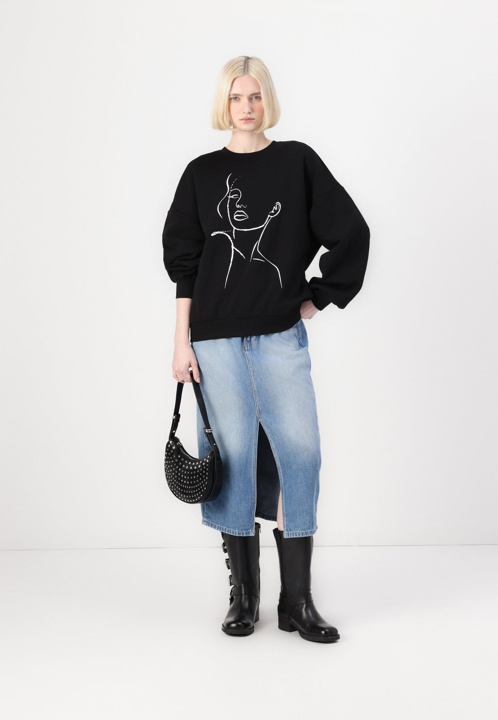 Pepe Jeans MIDI SKIRT DOUBLE