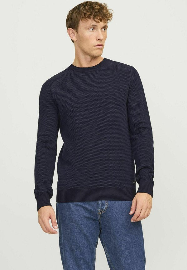 Jack & Jones Knitted Plain Knitted - Jumper - blau